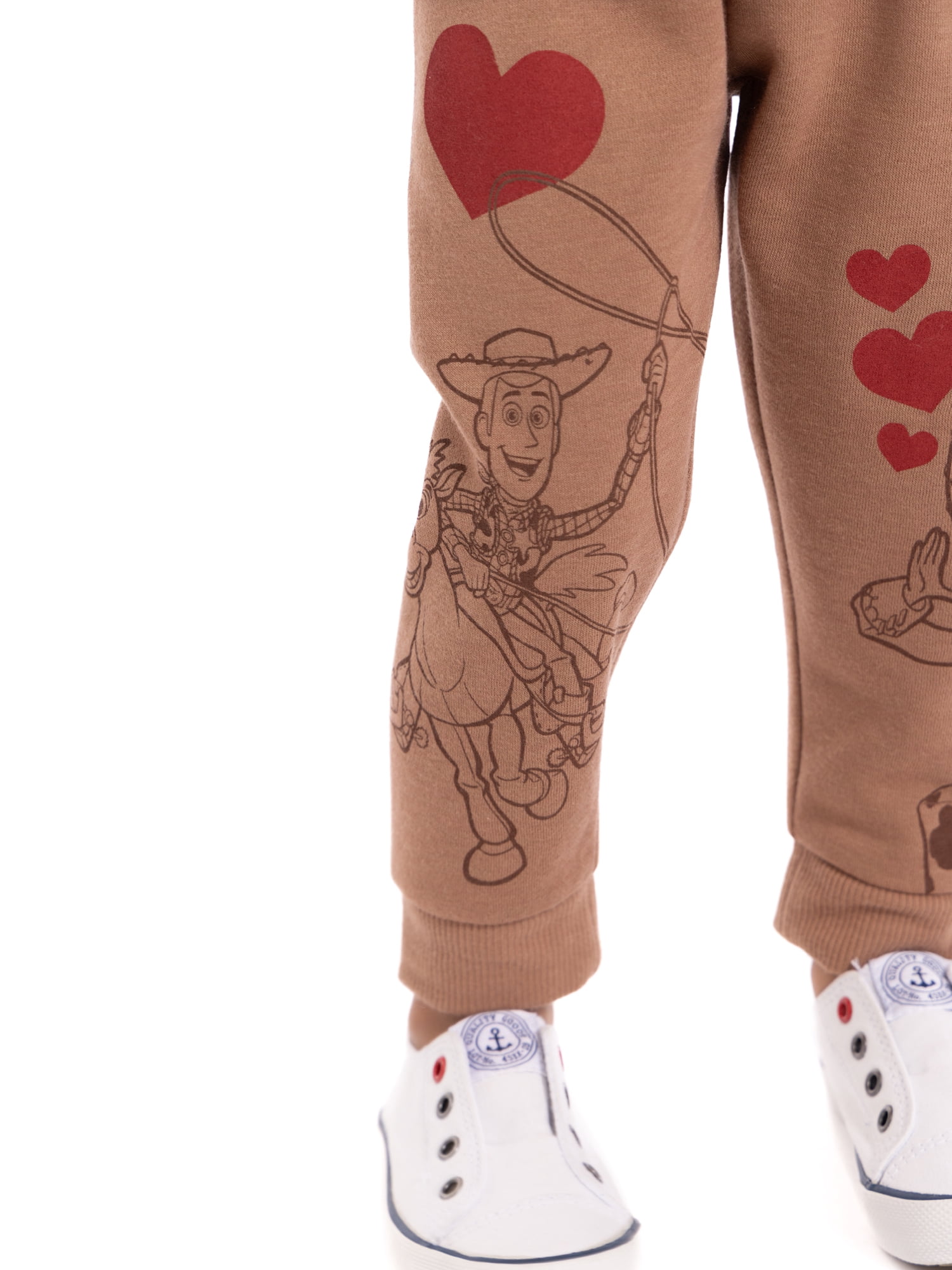 Toy Story Toddler Boys or Girls Valentine's Day Graphic Sweatshirt and Jogger Pants Set, 2-Piece, Sizes 12M-5T