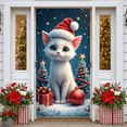thumbnail image 4 of Festive Cat Holiday Banner for Christmas Decoration, Holiday Party, Kids Celebration, 4 of 9
