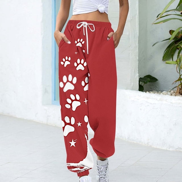 Pantalones deportivos Wancir para mujer, de longitud pequeña, con bolsillos, informales, para entrenamiento, deportivos, con cordón en la cintura