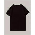 thumbnail image 3 of Vibrant Blessed Print Crew Neck T-Shirt - Soft, Breathable, Short Sleeve, Relaxed Fit, Casual Spring & Summer Essential Women's Comfortable Clothing for Everyday Wear, 3 of 6