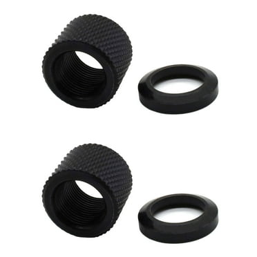 2PCS Thread Protector 1/2 x 28 with Crush Washer