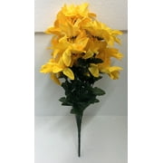 Yellow Dahlia Artificial Flower Bunch
