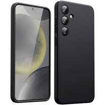 JETech Slim Fit Case for Samsung Galaxy S24 5G, Camera Lens Full Protection, Soft TPU Thin Protective Phone Cover with Matte Finish, Shockproof (Black)