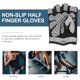 thumbnail image 3 of AURARMLET 1Par Guantes Deportivos Resistentes Y Flexibles Para Y Gimnasio En Negro, 3 of 6