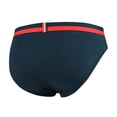 thumbnail image 3 of FILA Calzoncillos para hombre, paquete de 3 - Calzoncillos, cintura con logo, Urban, Algodón Stretch, color sólido Azul Marino 2XL (2X-Large), 3 of 3