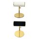 thumbnail image 1 of 2pcs Base de material acero inoxidable Reloj con barra en T Disaply Stand Organizador de pulseras de joyería Yuyangstore exhibición del soporte de la joyería, 1 of 8