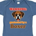 thumbnail image 4 of Inktastic Protected by a Boxer Dog Boys or Girls Baby Bodysuit, 4 of 5
