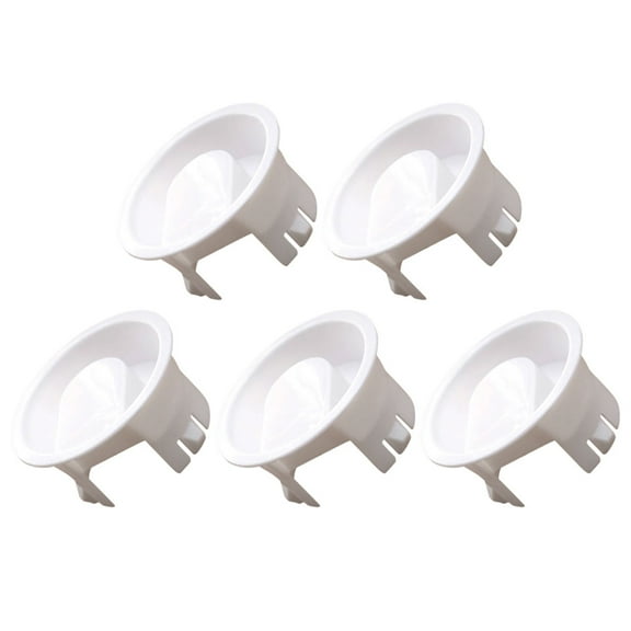 LEORX Plastic Water Pitcher Lid, White, Airtight Sealing, Easy Open, Convenient for Home 5Pcs