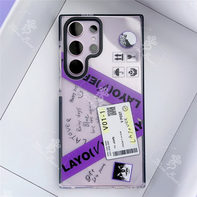 Funda De Teléfono BTSS-7 V LAYOVER TaeHyung Para Samsung Galaxy NOTE 20 Ultra NOTE10 Plus NOTE9 A32 A22 4G A33 A34 A54 5G A53 A52 S10E Blanda A Prueba De Golpes