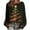 Multicolor#womens boat neck tops, variant on yardsong Long Sleeve Xmas Trees Pullover for Women - Boat Neck Imitation Ugly Christmas Sweater Graphic Holiday Tops Multicolor,XXL