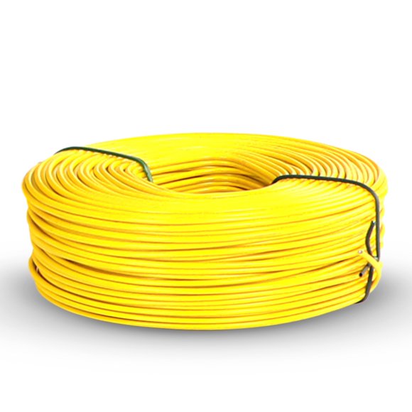 SIMBA STEEL - PVC Rebar Tie Wire | 16 Gauge | 3.0lb Roll | Approx. 300 ft Length | Rust-Proof PVC Coated | Excellent Strength | Flexible | Durable (Yellow PVC Coated, Pack of 1)