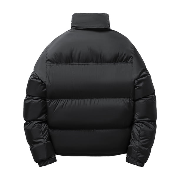 Gibobby Abrigo de invierno para hombre Chamarras de abrigo de otoño e invierno para hombre, Chamarra de manga larga a de viento con capucha a juego de colores(Negro,G)