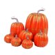 thumbnail image 2 of 7 calabazas artificiales, calabazas falsas, decoración apilable, calabazas decorativas para de otoño, suministros para fiestas temáticas de Naranja dorado, 2 of 8