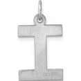 thumbnail image 3 of Sterling Silver Large Rhodium-Plated Block Letter I Initial Charm (Width 12.7) (Length 23.71) - Jbsp, 3 of 5
