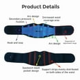 thumbnail image 6 of Rosojodg Adjustable Breathable Lumbar Back Brace Waist Belt for Pain Relief and Correction, 6 of 7