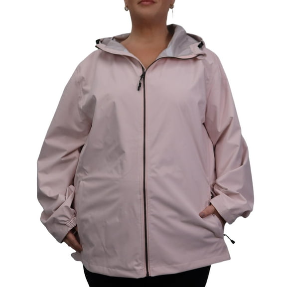 Snow Country Outerwear Women’s Plus Size Camden 2X-6X Rain Windbreaker Jacket