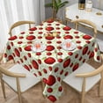 thumbnail image 2 of Zufioo Fruit Apples Print Square Decorative Tablecloth, Wrinkle-resistant, Waterproof and Oil-resistant Tablecloth Coffee Table Cloth, Suitable for Restaurants-54"x54", 2 of 8