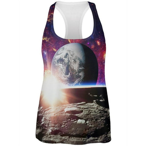 Explore The Infinity Of Space All Over Womens Work Out Tank Top Multi SM