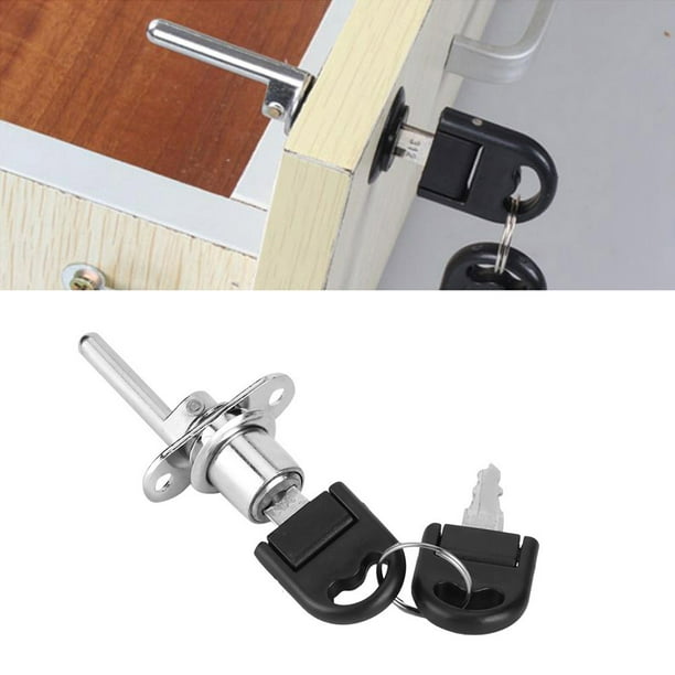 Cerradura de escritorio, 2 piezas, cerradura para cajón de muebles, armario, cerradura para armario, muy recomendable