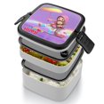 thumbnail image 4 of Rainbow Ruby Fiambrera de Doble Capa, Contenedor de Almuerzo Portátil Apilable, Almacenamiento de Alimentos Hermético a Prueba de Fugas, 1000ml, 4 of 6