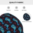 thumbnail image 5 of Pofeuu Blue Seahorse Print Beanie Hat for Men and Women Winter Warm Hats Knit Slouchy Thick Skull Cap, 5 of 7
