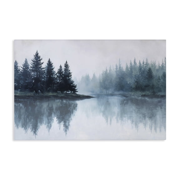 Stupell Industries Indigo Tree Reflections Canvas Wall Art, design by Jacky Ngan
