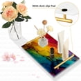 thumbnail image 4 of Iauyy Modern Square Bathroom Tray with Handles - Acrylic & Aluminum Alloy Vanity Countertop Organizer ，Fluid, 4 of 7