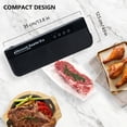 thumbnail image 7 of Vacuum Sealer Machine Lychee Food Saver Sealer Vacuum Packing Machine 6 IN 1 Powerful Vacuum Air Sealing System for Sous Vide and Food Storage with 20 Vacuum Sealer Bags, Dry & Moist Food Modes, Black, 7 of 7
