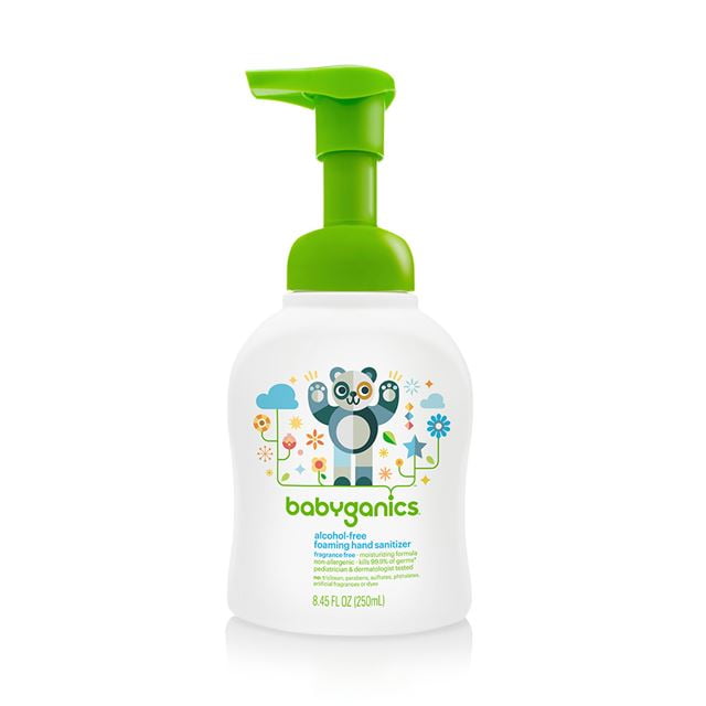 Babyganics Foam Hand Sanitizer Fragrance Free 8.45 Ounce by Babyganics