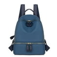 thumbnail image 1 of Oxford Cloth Woman Backpack Portable Polyester Lining Solid Color Adjustable Dual Strap Stylish Fashionable Breathable Bag Blue, 1 of 10