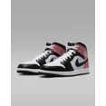 thumbnail image 1 of N I-K-E A i r-Jor-dan 1 Mid White Black Rust Pink DQ8426-100 Men's Shoes NEW, 1 of 6