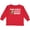 Red, variant on Inktastic Paw Paw's Fishing Buddy with White Text Boys Long Sleeve Toddler T-Shirt
