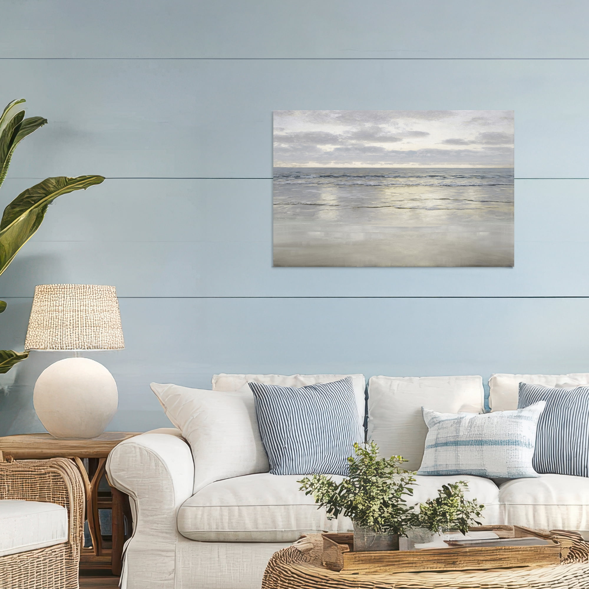Stupell Industries Sunlight On The Sea Canvas Wall Art, design by Christy McKee