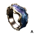 thumbnail image 3 of 4 Styles Ocean's Oath Rings,The Heartbeat of The Sea,Adjustable Ocean Wave Rings,Zircon Inlaid Inspirational Rings,Summer Ocean Wave Beach Jewelry,Inspirational Ocean Rings for Women, 3 of 9