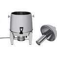 thumbnail image 5 of 3.2 Gallon/12L Beverage Dispenser Stainless Steel Coffee Chafer Urn with Fuel Holder Drink Dispenser with Stand Ice Container Spigot Hot & Cold Drinks for Party Catering Buffet Banquet, 5 of 18