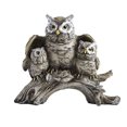 thumbnail image 2 of KGJQ Owl Family Resin Figurines, Rustic Tree Branch Animal Statues, American Country Home Decor for Living Room TV Stand Bookshelf Bedroom, Unique Housewarming Gift, 2 of 8