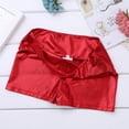 thumbnail image 5 of YONGHS Kids Girls 2 Piece Gymnastics Dance Outfits Sequins Crop Top with Shorts Set Metallic Red 12, 5 of 7
