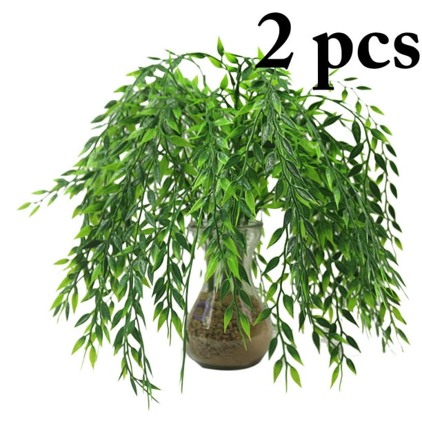 2pcs Artificial Plants Lifelike Weeping Willow Fake Plant Home Decoration Com - Weeping Willow Home Decor 2pcs Artificial Plants Lifelike Weeping Willow Fake Plant Home Decoration Com - Weeping Willow Home Decor