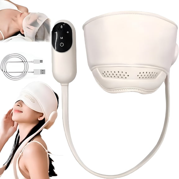XIRQI 2.0 Massage Flow Pro,Electric Migraine Relief Cap Massager,Eye & Head Massager with 6 Airbags and 3 Heat Modes,Smart Temple Massager Sleep