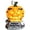 C, variant on Xingjin Resin Halloween Pumpkin Bat Table Lamp, Warm Glow LED Night Light with Witch Hat and Skeleton, Retro Spooky Desktop Decor for Home Indoor Party