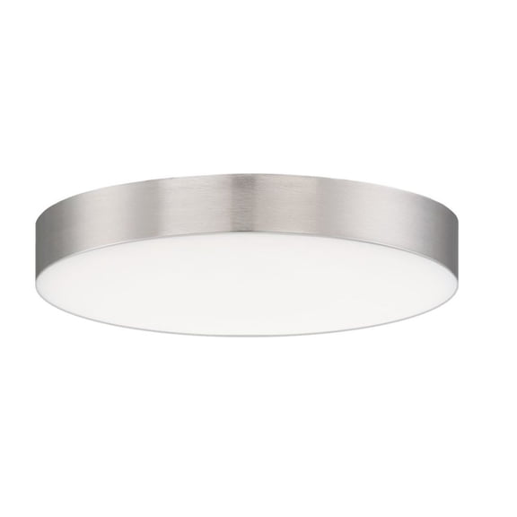 57660WTSN Maxim Lighting Trim-12.5W 1 LED Flush Mount-5 Inches wide by 0.75 inches high-Satin Nickel Finish