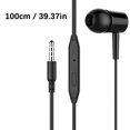 thumbnail image 3 of 3.5mm Stereo Earbud With In Line Mic For Mobile Phones PC Gaming 3.5mm Game Headsets Wire Earphones White, 3 of 4
