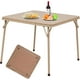 thumbnail image 1 of HOMYLIN Mesa Plegable de 85CM con Tablero Acolchado de PVC Negro, Multifuncional portátil para Interior/Exterior, hogar, Fiestas, picnics, Juegos, 1 of 5