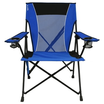 Kijaro Maldives Blue Recycled Repreve Fabric Adult Dual Lock Portable Camping Chair