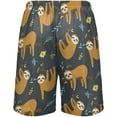 thumbnail image 3 of Cute Black Cats Pajama shorts Mens Lounge Sleep Shorts Super Soft Men Pajama Bottoms with Drawstring & Pockets, 3 of 7