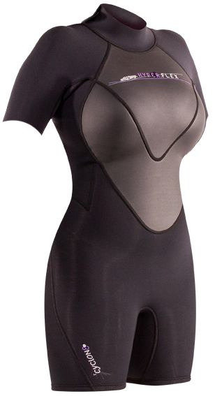 Black Hyperflex Wetsuits Women/'s Access 3//2mm Back Zip Spring
