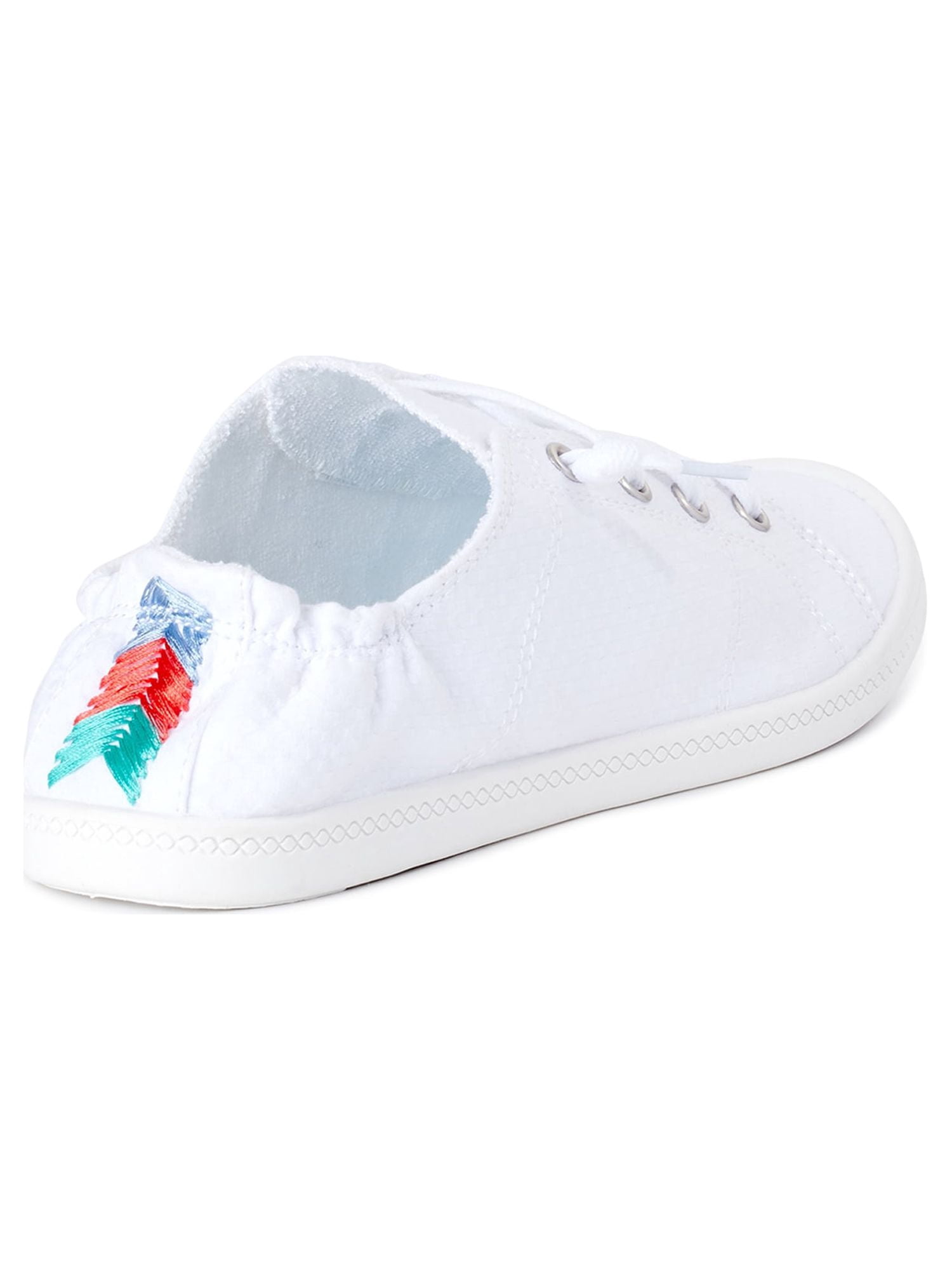Time and Tru Women's Scrunch Back Slip On Sneakers, Sizes 7-12, Wide Width Available