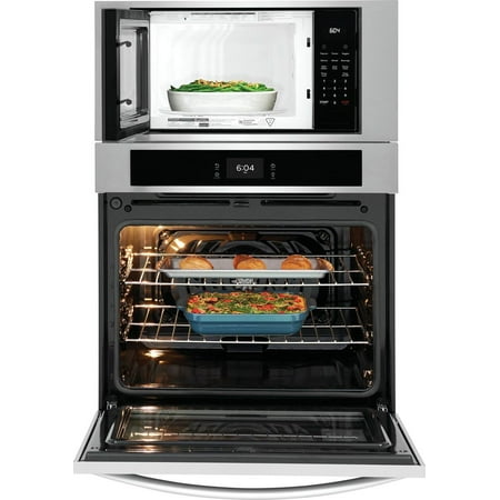 Frigidaire - 30" Electric Microwave Combination Oven with Fan Convection - Stainless Steel
