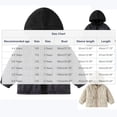thumbnail image 3 of Winter Coats for Boys Girls with Pockets Cotton Down Thick Windproof Hooded Jacket Button Up Quilted Sweatshirt (4 Years, Beige), 3 of 6