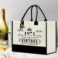 thumbnail image 3 of Birthday gifts for Women Travel Canvas Tote Bag and Makeup Bag -2026, 3 of 6